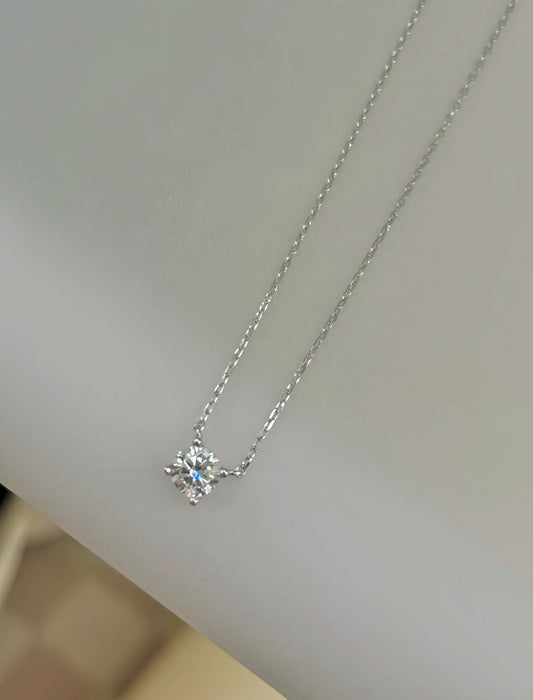 Minimalist Tear Drop Necklace – 925 Sterling Silver Dainty Zircon Pendant, Elegant Everyday Jewelry